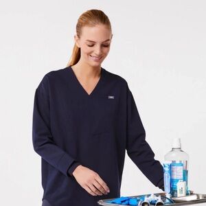 Figs Halle Oversized Long Sleeved Scrub Top